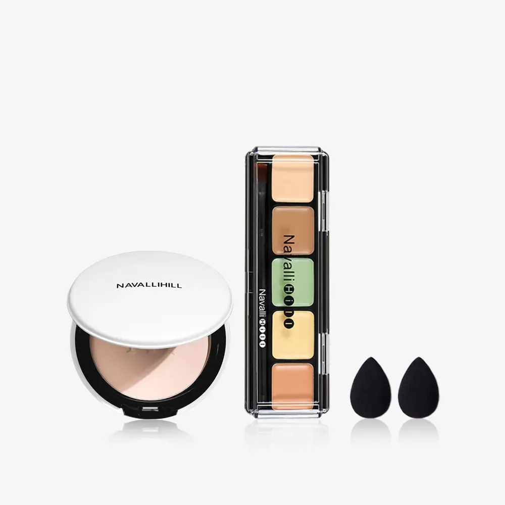 薄透裸肌粉餅組【3入組】