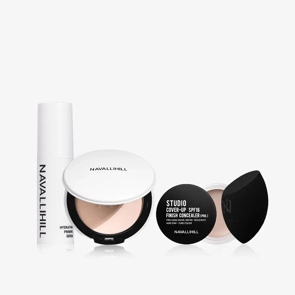 妝前爆水無瑕粉餅組【4入組】