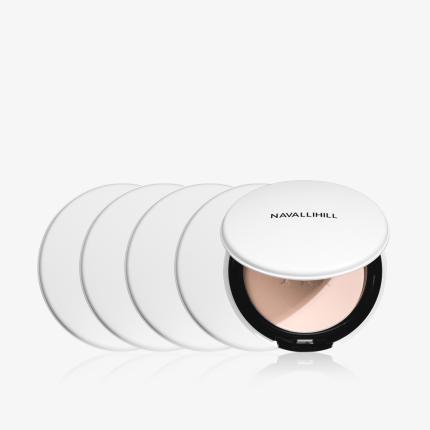 絲絨裸肌美白粉餅【5入組】