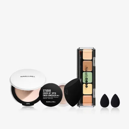 明星遮瑕底妝粉餅組【5入組】